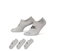 NIKE DN3314-063 Everyday Plus Cushioned Socks Unisex Dk Gray Heather/Black M
