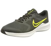 NIKE Downshifter 11 (GS), Zapatillas de Entrenamiento Unisex niños, Gris (Dark Smoke Grey/Volt Black/White), 32 EU