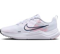 NIKE Downshifter 12 PRM, Zapatos Mujer, Blanco Azul Marino Medianoche Rosa Perla Gris Fútbol Tiza Coral, 37.5 EU