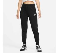 NIKE DQ5174-010 W NSW Club FLC MR Pant Tight Pants Mujer Blanco Negro Tamaño S-T