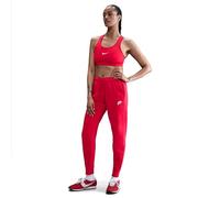 Nike DQ5191-657 W NSW Club FLC MR Pant STD Pants Mujer University Red/White Tamaño S-T