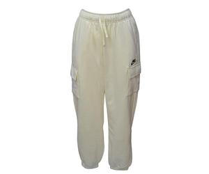 NIKE DQ5196-113 W NSW Club FLC MR Pant Cargo Pants Mujer Coconut Milk/Black Tamaño M