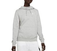 NIKE DQ5415-063 W NSW Club FLC FNL Hoodie STD Sweatshirt Mujer Gris Blanco Tamaño M