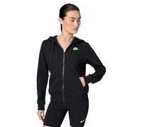 Sudadera de tenis para mujer Nike Sportswear Club Fleece Full Zip Hoodie - black/white XL