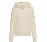 NIKE DQ5471-113 W NSW CLUB FLC FZ HOODIE STD Jacket Mujer COCONUT MILK/BLACK Tamaño XS