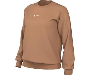 Nike DQ5733-225 W NSW PHNX FLC OS Crew Sweatshirt Mujer Amber Brown/Sail Tamaño 2XL-S