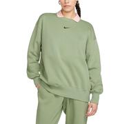 Nike DQ5733-386 W NSW PHNX FLC OS Crew Sweatshirt Mujer Oil Green/Black Tamaño 2XS