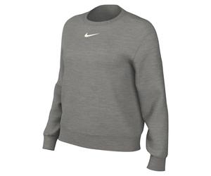 Nike DQ5751-063 Nike Sportswear Phoenix Fleece Sweatshirt Mujer DK Grey Heather/Sail Tamaño S
