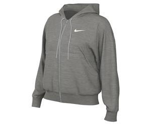 Nike DQ5758-063 W NSW PHNX FLC FZ OS Hoodie Sweatshirt Mujer DK Grey Heather/Sail Tamaño 2XS-T
