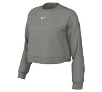 Nike DQ5761-063 W NSW PHNX FLC OOS Crew Sweatshirt Mujer DK Grey Heather/Sail Tamaño XS