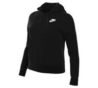 NIKE DQ5793-010 W NSW Club FLC STD PO HDY Sweatshirt Mujer Blanco Negro Tamaño M-T