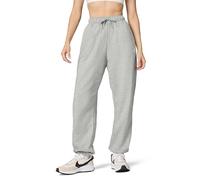 Nike DQ5800-063 W NSW Club FLC MR OS Pant Pants Mujer DK Grey Heather/White Tamaño S-T