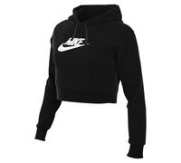 NIKE DQ5850-010 W NSW Club FLC GX Crop HDY Sweatshirt Mujer Blanco Negro Tamaño XL-S