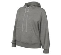 Nike DQ5858-063 W NSW PHNX FLC OOS PO Hoodie Sweatshirt Mujer DK Grey Heather/Sail Tamaño XL