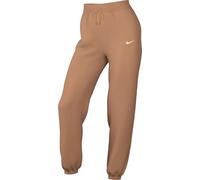 Nike DQ5887-225 W NSW PHNX FLC HR OS Pant Pants Mujer Amber Brown/Sail Tamaño L