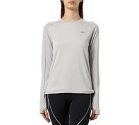 Nike DQ6379-012 W NK DF Pacer Crew Sweatshirt Mujer LT Iron Ore/Reflective SILV Tamaño M
