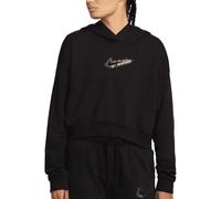 Nike DQ6776-010 W NSW STRDST GX HDY Sweatshirt Mujer Nero/Oro Tamaño M