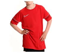 Nike Dri-Fit Academy 21 Camiseta de Manga Corta, Niños, University Red/White/Gym Red/White, M