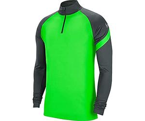 Nike, Dri-Fit Academy Pro, Jersey De Fútbol para Entrenamiento con Cierre De Cremallera., Huelga Verde/Antracita/Blanco, S, Unisex-Hijo