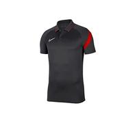 Nike Dri-Fit Academy Short Sleeve Polo, Hombre, Anthracite/University Red/White, L
