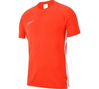 NIKE Dri-Fit Academy19 Short Sleeve Top, Niños, Bright Crimson/White/White, M