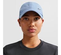 Nike Dri-FIT Club Gorra sin estructura con logotipo Swoosh metálico - Azul M/L