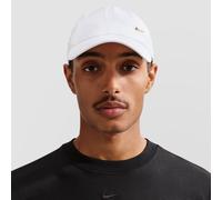Nike Dri-FIT Club Gorra sin estructura con logotipo Swoosh metálico - Blanco S/M