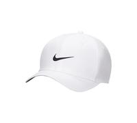 NIKE Dri-FIT - Gorra de béisbol unisex estructurada con cierre a presión, ajustable, talla L, extra / grande en color blanco, blanco, L/XL