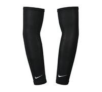 Nike Dri-Fit - Manguitos solares UV para brazo (1 par, unisex, para adultos), Negro, Large/X-Large
