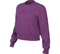 Nike Dri-Fit One FB5125-518 FB5125-518 Sudadera de Terry con Cuello Redondo para Mujer, Hot Fuchsia/Black