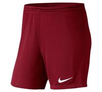 Nike, Dri-Fit Park 3, Pantalones Cortos De Fútbol De Punto, Equipo Rojo/Blanco, XS, Mujer