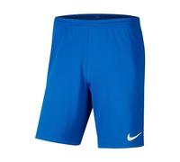Nike Dri-FIT Park III Pantalones Cortos De Fútbol, Niños, Azul Real/Blanco, M