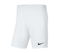 Nike Dri-FIT Park III Pantalones Cortos De Fútbol, Niños, Blanco Negro, M