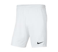 Nike Dri-FIT Park III Pantalones Cortos De Fútbol, Niños, Blanco Negro, M