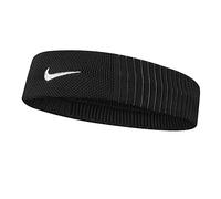 Nike Dri-Fit Reaveal - Cinta para el sudor de tenis, negro/blanco, Talla única