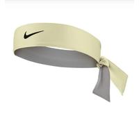 Nike Dri-Fit Swoosh - Cinta deportiva para la cabeza, suave y absorbente del sudor, unisex (oro claro)