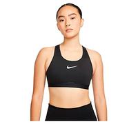 Nike Sujetador Dri-Fit Swoosh HS Negro/Gris oscuro/Blanco Talla S