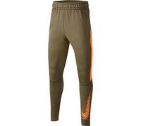 Nike Dri-FIT Therma Pantalones, Niños, Medium Olive/Total Orange/Total Orange, L