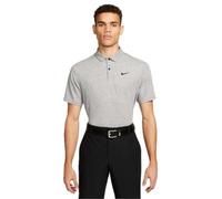 Nike Dri-FIT Tour - Polo de golf para hombre, Negro/Negro, Large