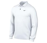 Nike Dri-FIT Victory - Polo de golf de manga larga para hombre (as1, Alpha, L, Regular, Regular, Blanco/Negro), Blanco/Negro, Large