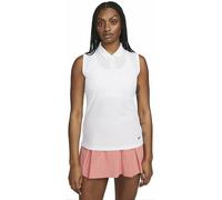 Nike Dri-Fit Victory Womens Sleeveless Golf White/Black M Camiseta polo