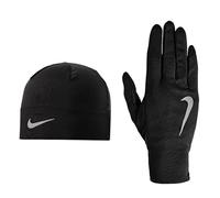 Nike Dry Hat Glove Gorro Y Guantes, Sin género, Negro, Talla Única