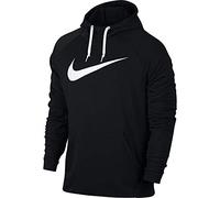 Nike Dry Pull Over Swoosh Sudadera, Hombre, Negro (Black/White), XL