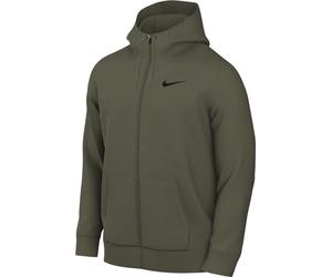 Nike Dry Sudadera De Fitness Dri-Fit con Capucha Y Cremallera Completa - Hombre, Medium Olive/Black, CZ6376-222, XL