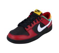NIKE Dunk Low Retro Ltd, Sneaker Mujer, Phantom Lt British Tan Black Fire Red, 40 EU