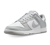NIKE Dunk Low Retro, Sneaker Hombre, White Lt Smoke Grey White, 40.5 EU