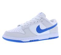 NIKE Dunk Low Retro, Zapatillas de Deporte Hombre, Summit White Photo Blue Platinum Tint, 45.5 EU
