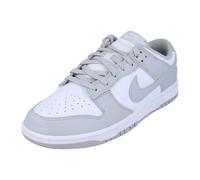 NIKE Dunk Low Retro, Zapatillas de Deporte Hombre, White Grey Fog, 44.5 EU