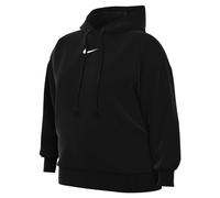 NIKE DV4984-010 W NSW PHNX FLC OS PO Hoodie PL Sweatshirt Women's Black/Sail 1X