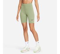 Nike DV7797-386 W NSW NK CLSC HR 8IN Short Shorts Mujer Oil Green/Black Tamaño L